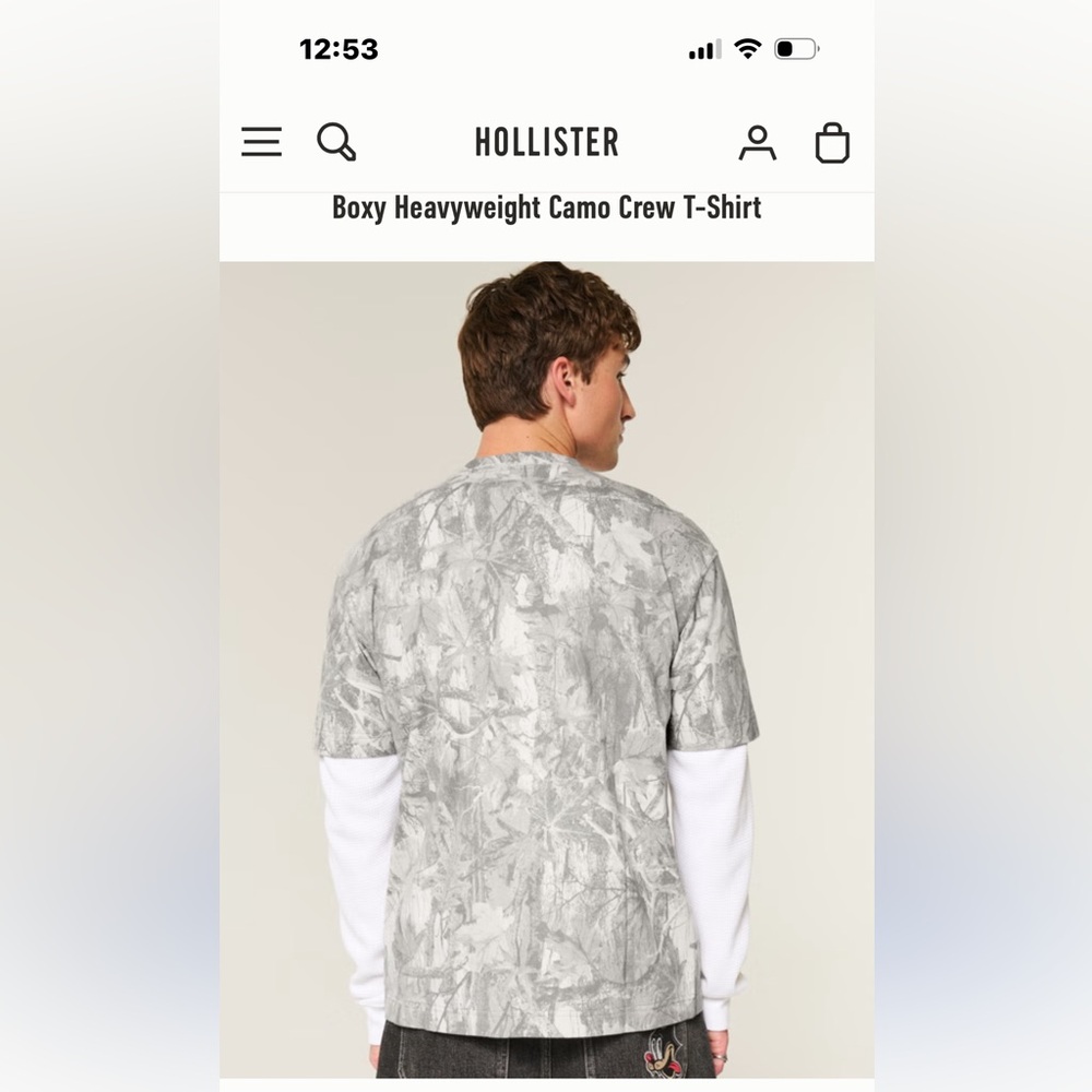 Hollister Camouflage mens T-Shirt